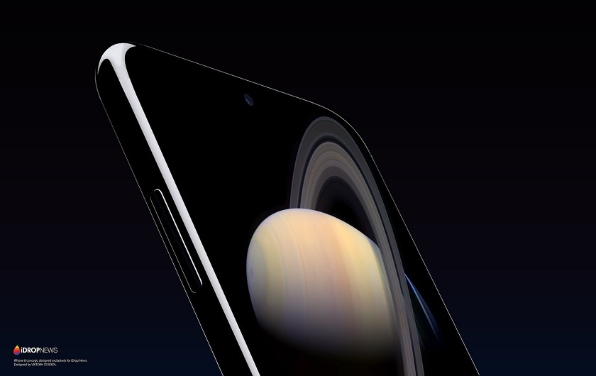 В Сети появился концепт безрамочного iPhone 8