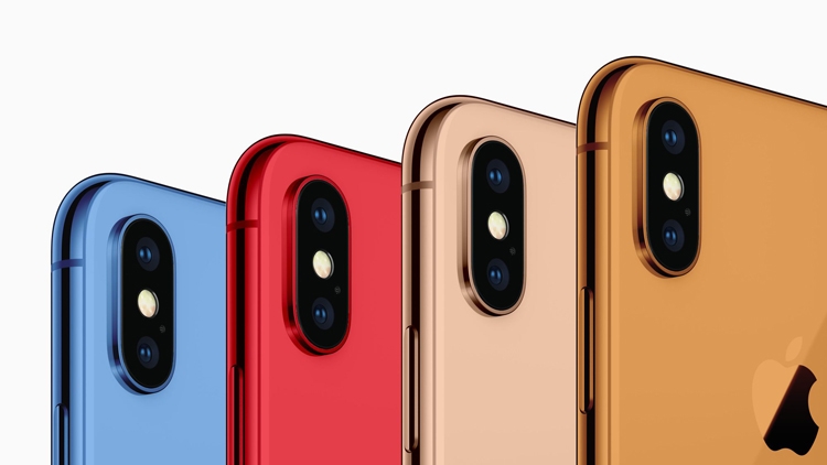 Новые модели iPhone 2018 выйдут в золотом, сером, белом, синем, красном и оранжевом цветах
