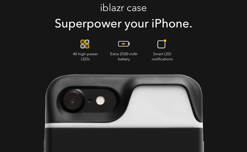 Украинский стартап собирает $70 000 на чехол-вспышку для iPhone — iblazr Case