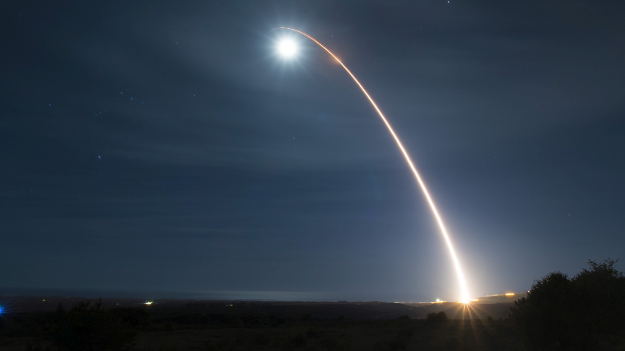 Northrop Grumman tests future intercontinental ballistic missile LGM-35A Sentinel, which will replace Minuteman III and can carry a 300 kt TNT thermonuclear warhead