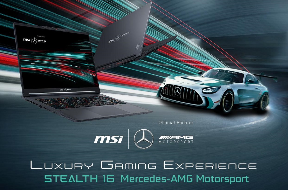El portátil MSI Stealth 16 Mercedes-AMG Motosport con Intel Core i9 Raptor Lake y GeForce RTX 4070 saldrá a la venta a un precio de 2900€.