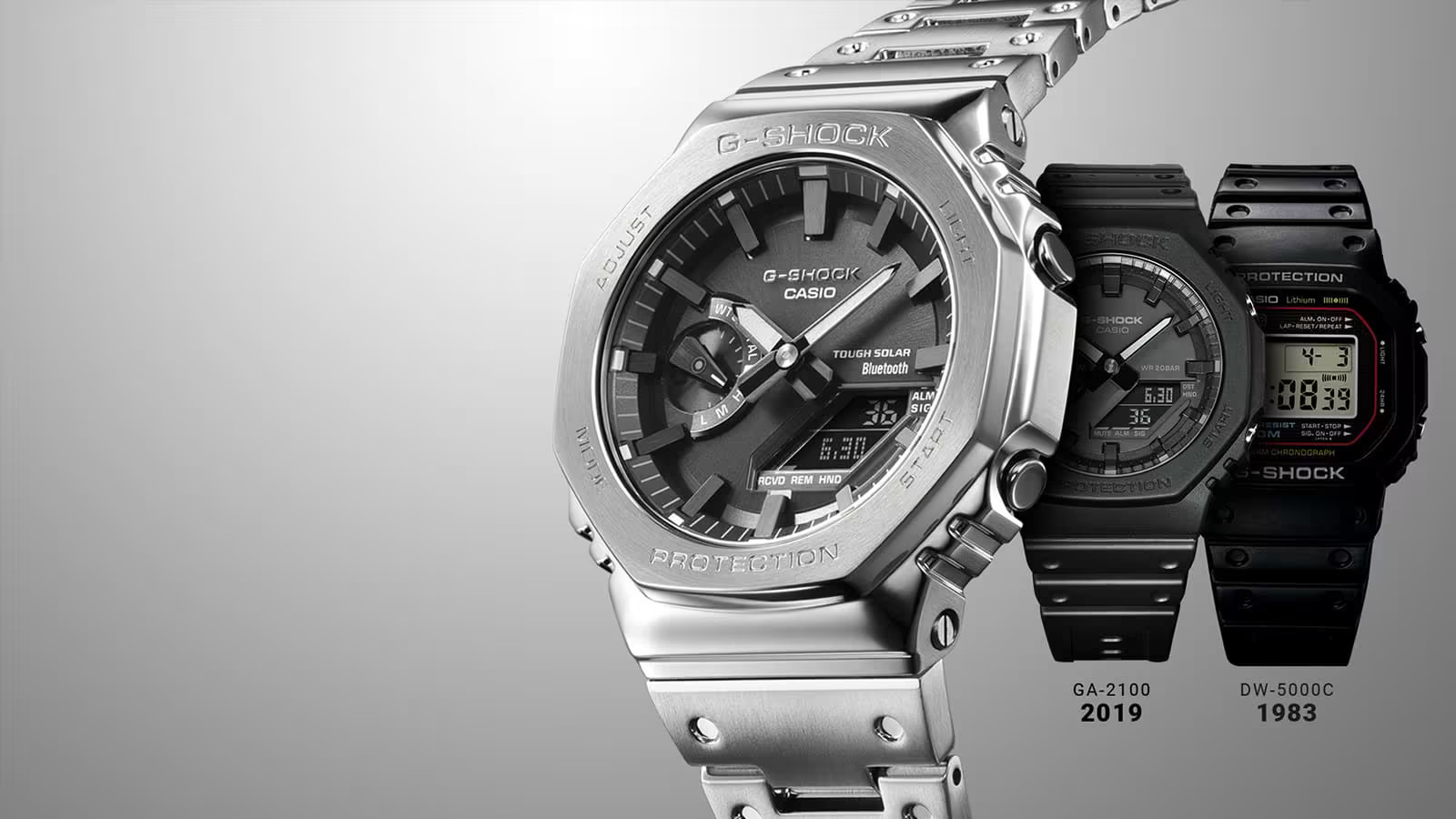 Casio G-Shock Full Metal 2100: New GM-B2100SD-1A and GMB2100AD-5A models coming soon to Europe for €549