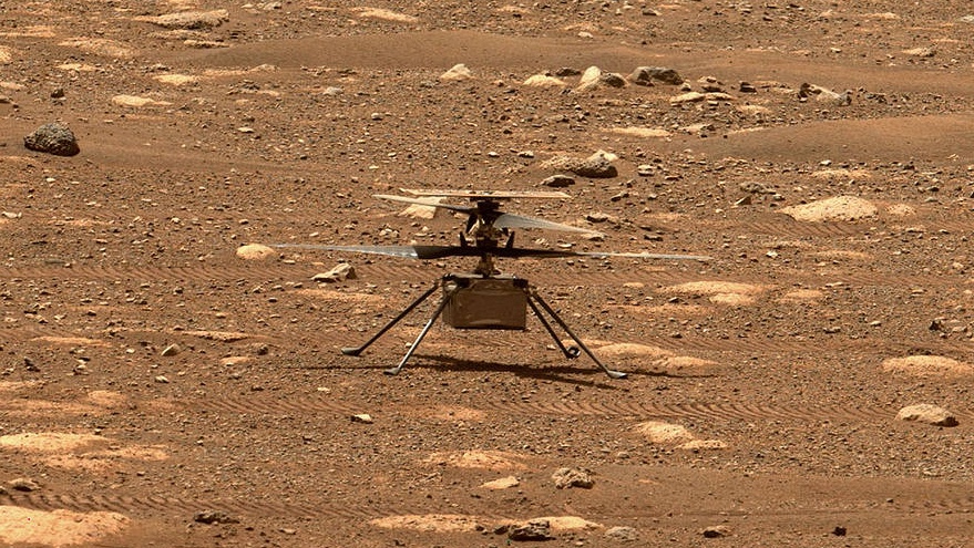 El helicóptero Ingenuity realizó su 36º vuelo sobre el cráter Ezero de Marte