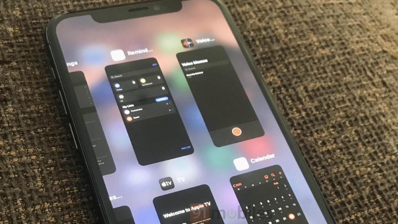 Apple testuje nowy interfejs wielozadaniowy dla iOS 14 na iPhone  11 Pro Max (wideo)