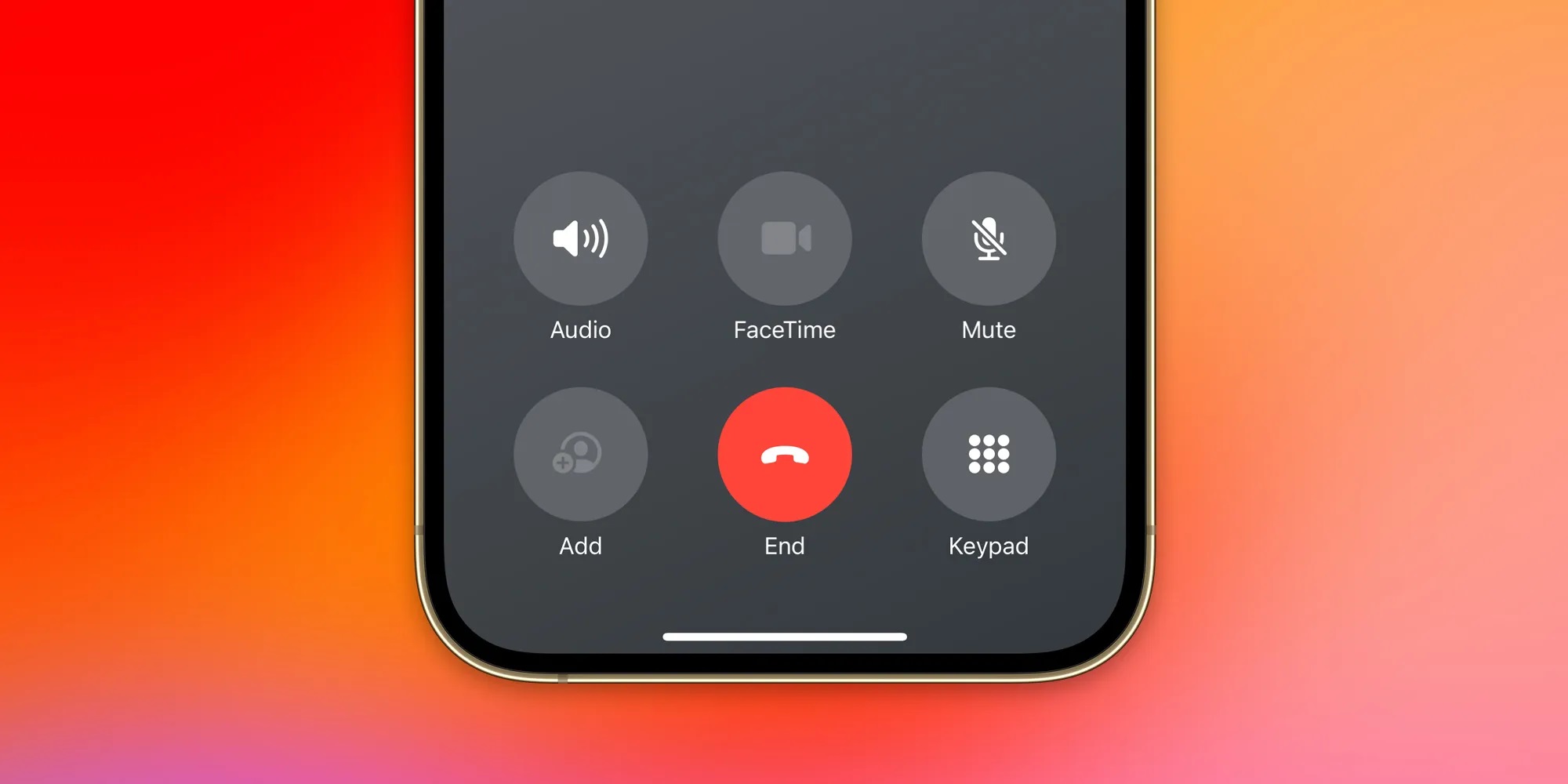 C'est peut-être suffisant ? Apple a de nouveau déplacé le bouton de fin d'appel dans iOS 17 beta 6