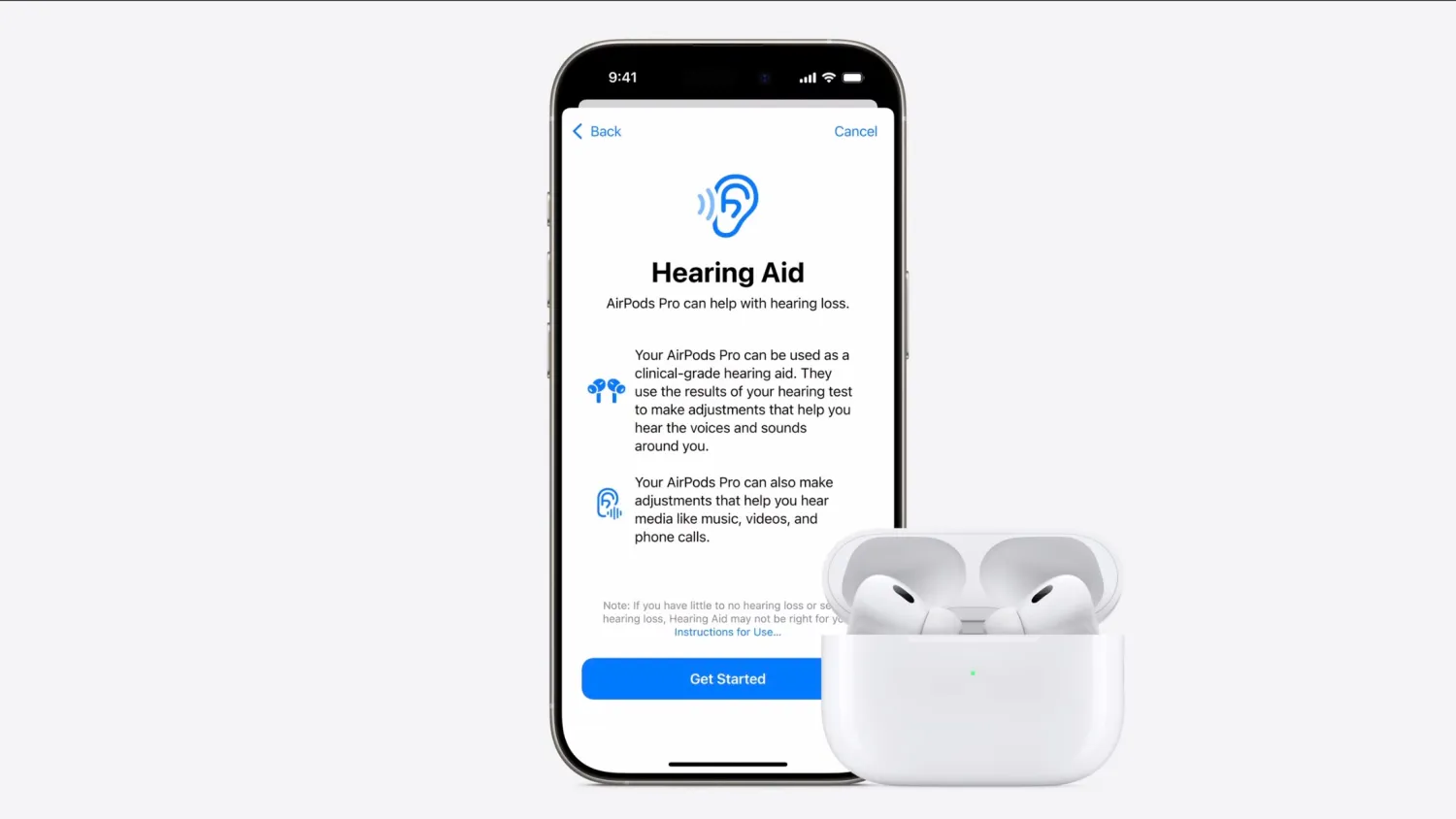 AirPods Pro 2 können Ihr Gehör testen