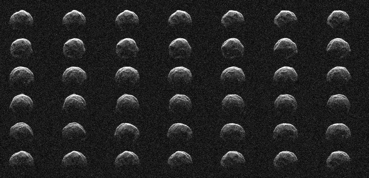La NASA publica fotos del asteroide 2006 HV5, que se ha acercado a la Tierra