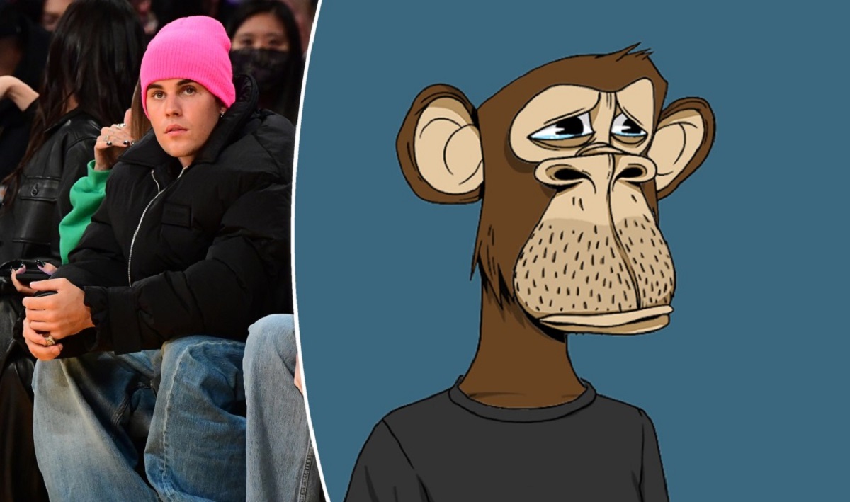 Justin Bieber gab 1.300.000 Dollar aus, um ein NFT-Bild eines Affen zu kaufen