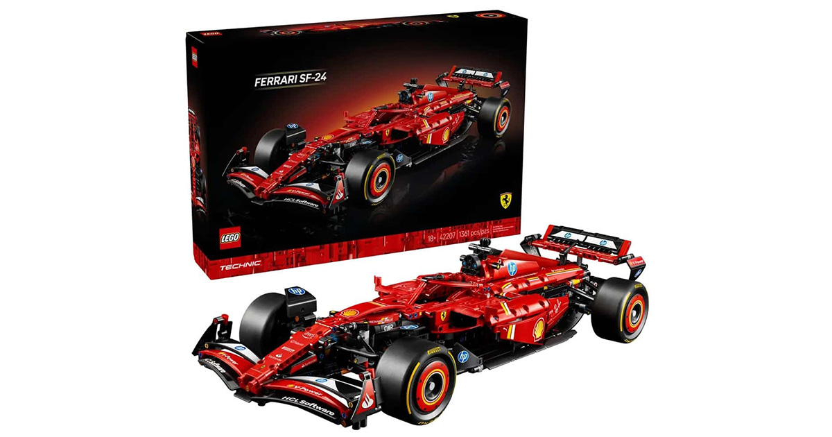 Lego Technic presenteert een nieuw product: Ferrari SF-24 F1 model