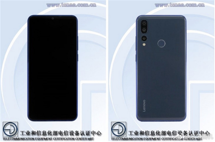 Смартфон Lenovo Z5s с тройной камерой копирует дизайн Huawei P20 Pro