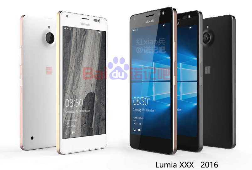 Смартфон Microsoft Lumia 850 показался на пресс-рендерах