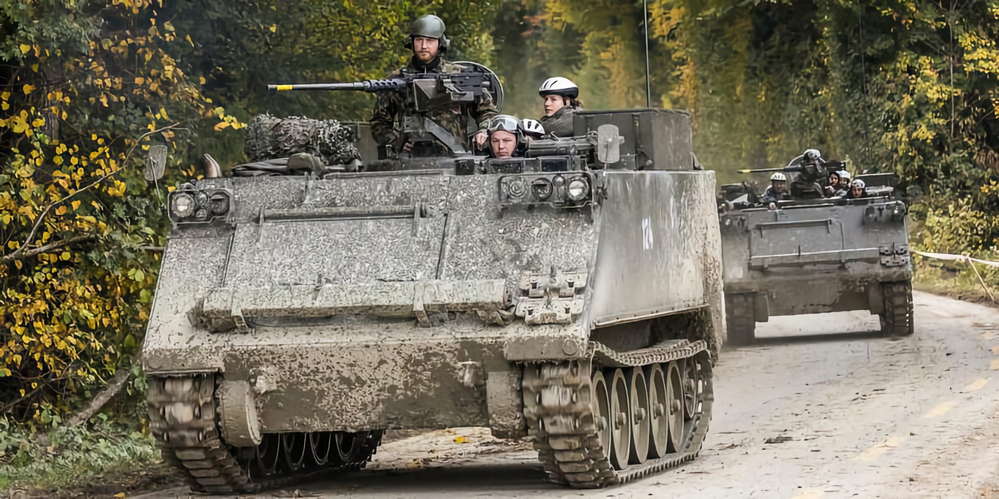 M113 armored personnel carriers, which were transferred by Lithuania, are already fighting at the front