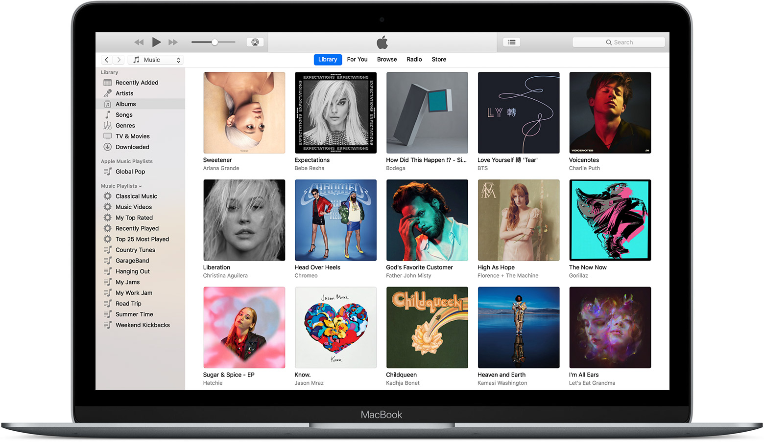 itunes on mac book