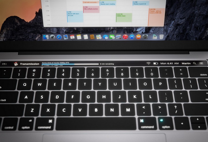 Apple заменит все кнопки MacBook дисплеями E Ink
