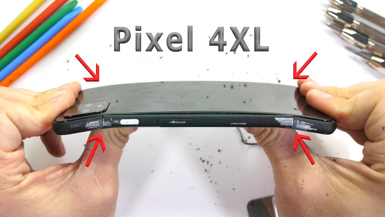 Смартфон Pixel 4 XL провалив випробування на міцність. З тріском