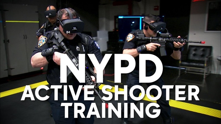 Американська поліція показала тренування офіцерів у віртуальній реальності