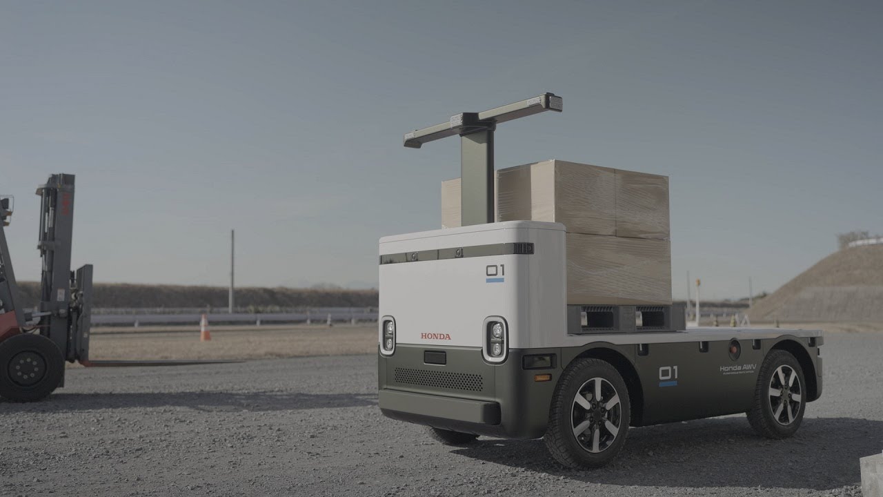 Honda announces third-generation AWV unmanned truck that can run for 10 hours and haul almost 1 tonne of cargo