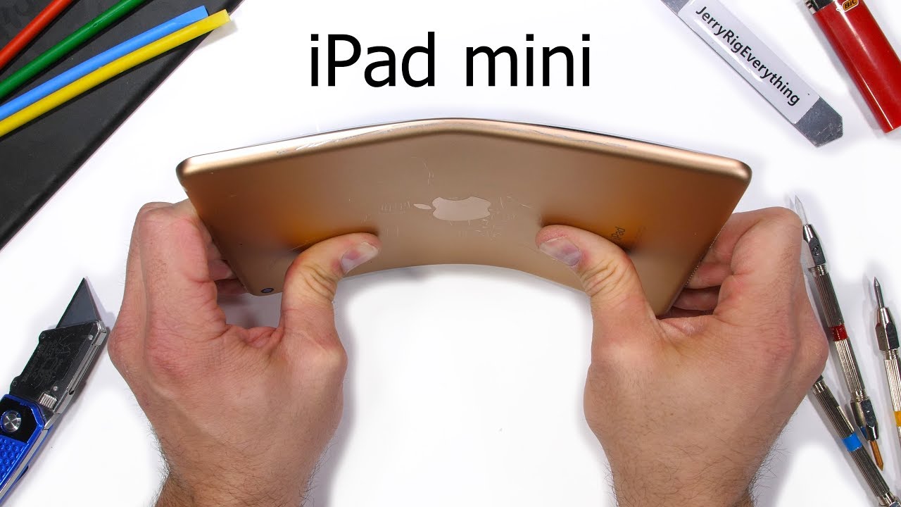 Новий iPad mini також легко гнеться, але не так, як iPad Pro. А ось відремонтувати його дуже складно