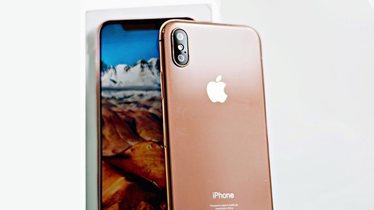 Apple will release the iPhone X in a pink-gold shade of Blush Gold
