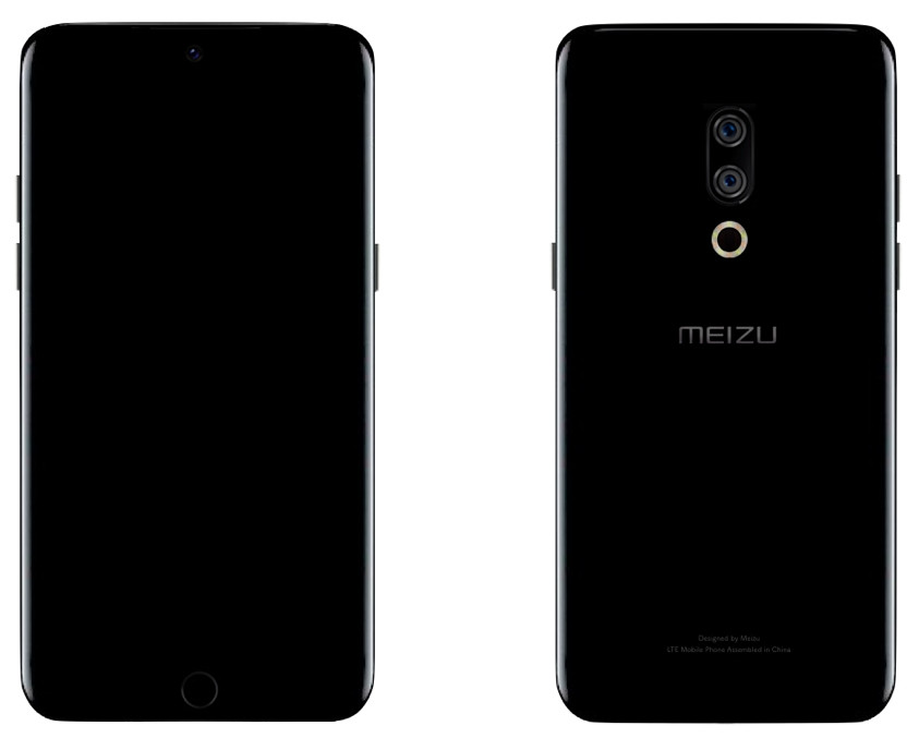 Plausible renderings of smartphone Meizu 15 Plus