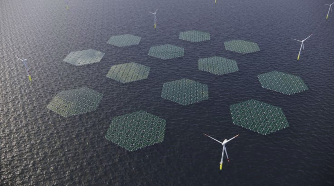 Solarmodule werden in der Nordsee "wie ein Teppich" über die Wellen gleiten