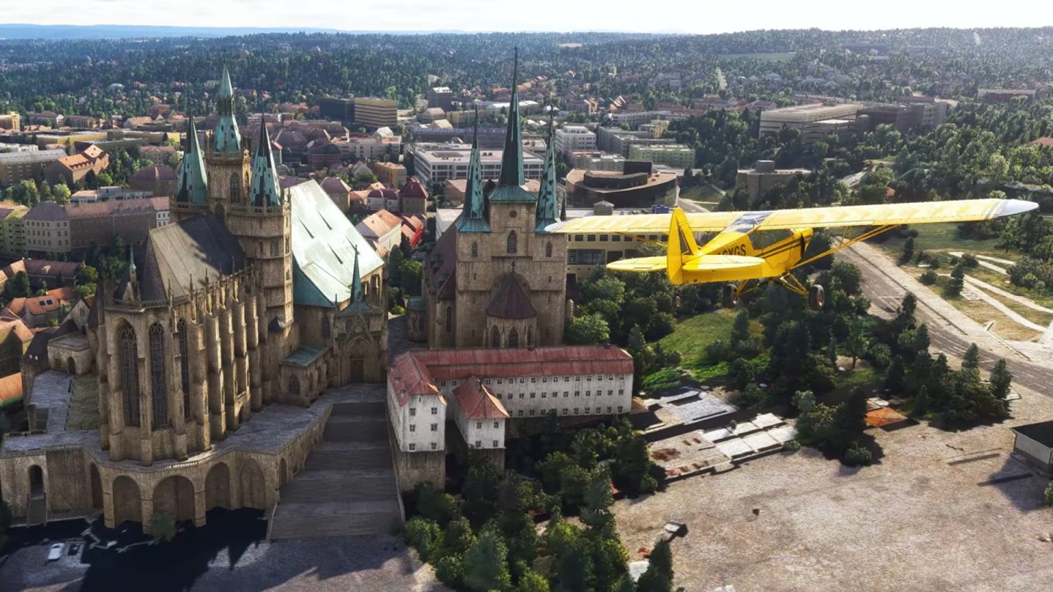 Neues Update für Microsoft Flight Simulator fügt Deutschland, Österreich und die Schweiz hinzu