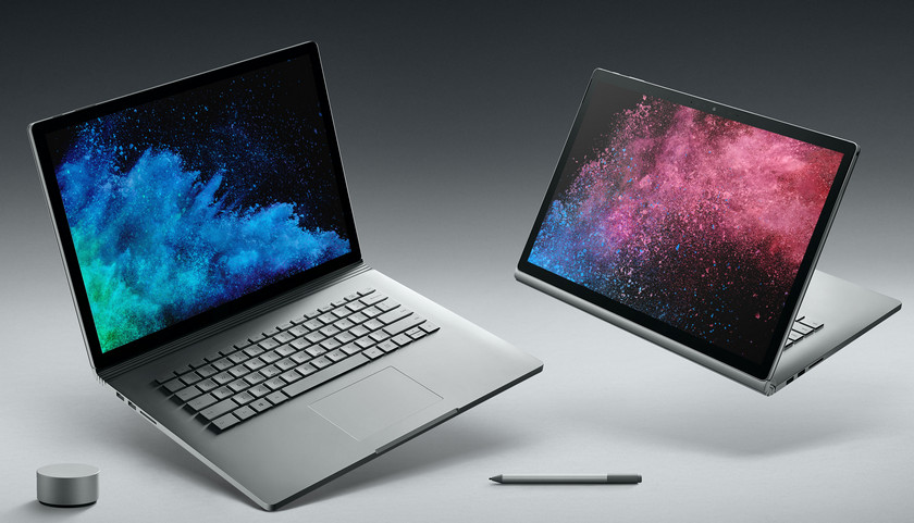 Microsoft представила Surface Book 2 на 13.5 и 15 дюймов