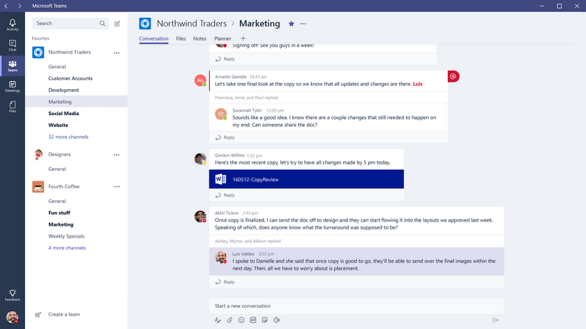 Microsoft Teams запущен для всех бизнес-пользователей Office 365