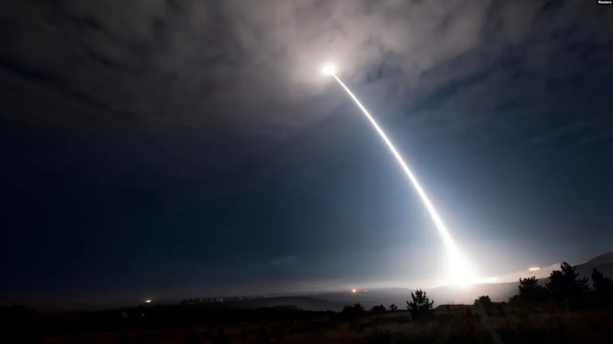 США провели друге за тиждень випробування міжконтинентальної балістичної ракети Minuteman III