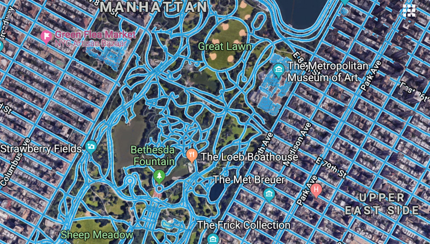 Нейросеть MIT находит дороги, о которых не знает Google Maps