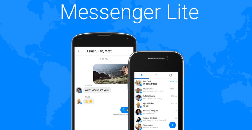 Facebook запустил Messenger Lite на Android
