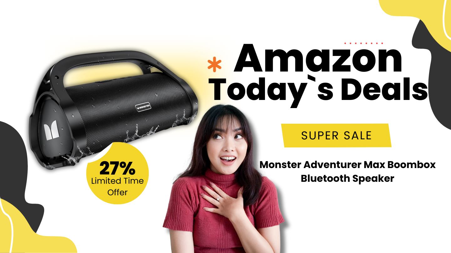 Monster Adventurer Max Boombox Bluetooth Speaker – Save 27% and Get $40 Off!
