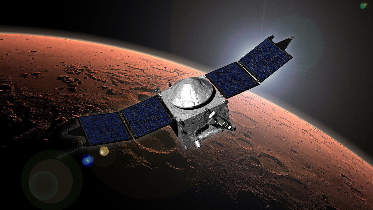 La mancanza di vento solare ha fatto esplodere l'atmosfera di Marte e triplicato il campo magnetico indotto del Pianeta Rosso
