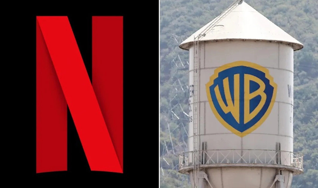 Comparing logos: Netflix vs Warner Bros