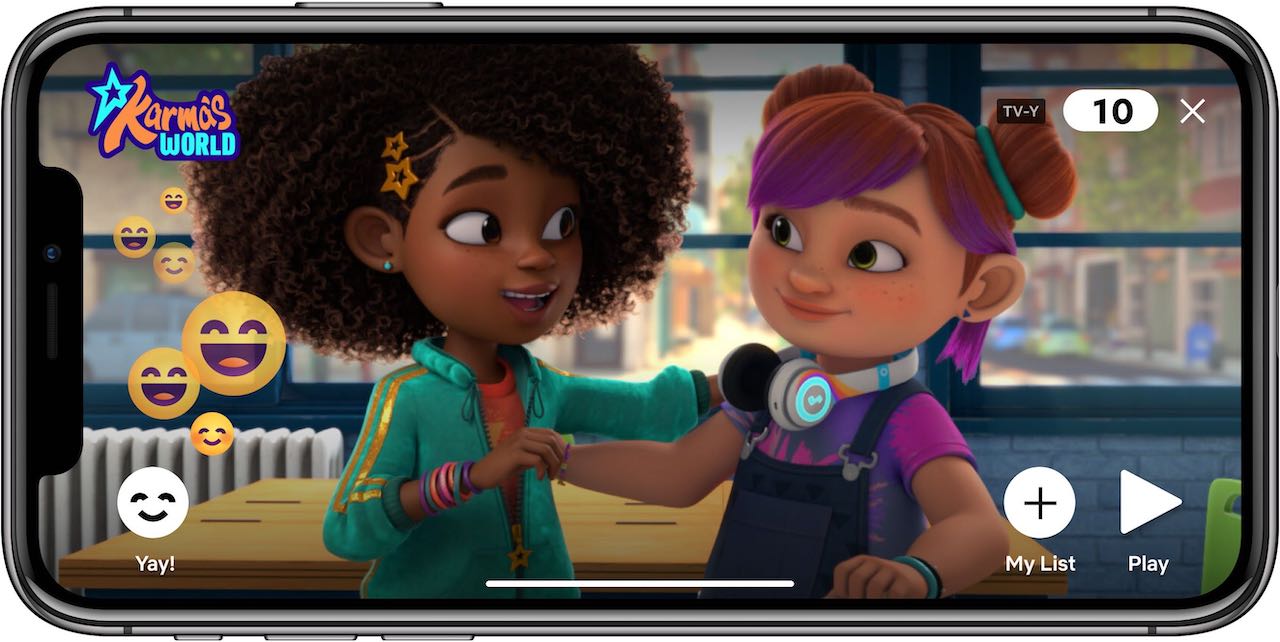 Netflix aggiunge brevi clip in stile TikTok alla sezione bambini dell'app