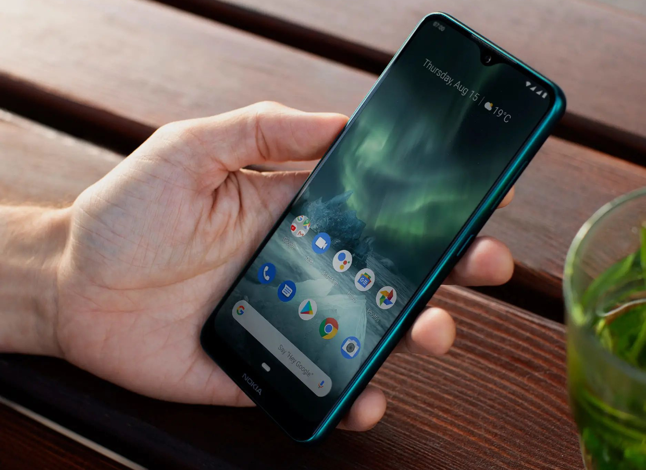 Nokia 5.3 appeared on the new "live" image with the quad-cam, in green coloring