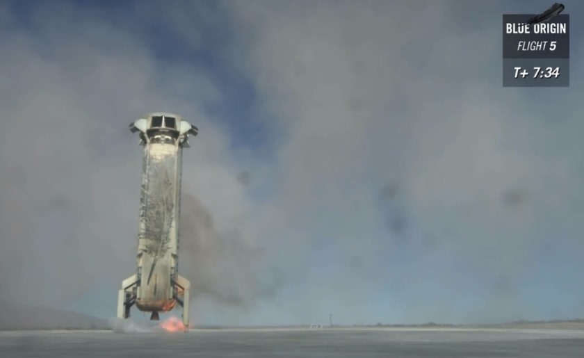 Blue Origin в пятый раз посадила многоразовую ракету (и очень удивилась)