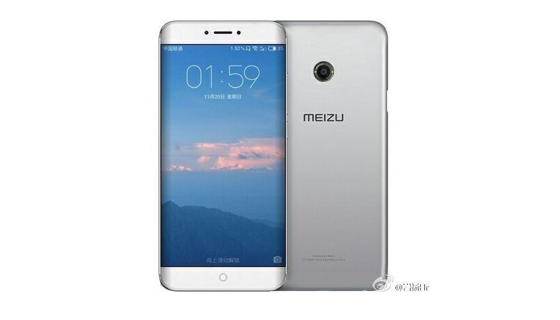 В Сети показался смартфон Meizu: загнутый дисплей и вспышка вокруг камеры