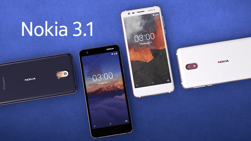 Смартфон Nokia 3.1 начал получать обновление Android 8.1 Oreo