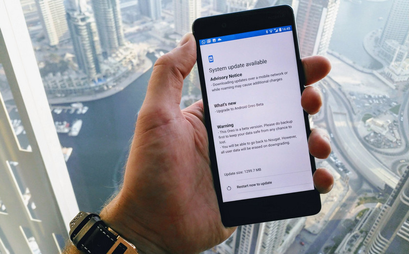 На Nokia 8 уже тестируют обновление до Android Oreo