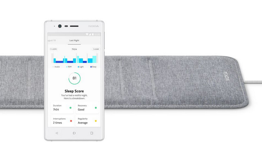 CES 2018: гаджет Nokia Sleep расскажет все о сне пользователя