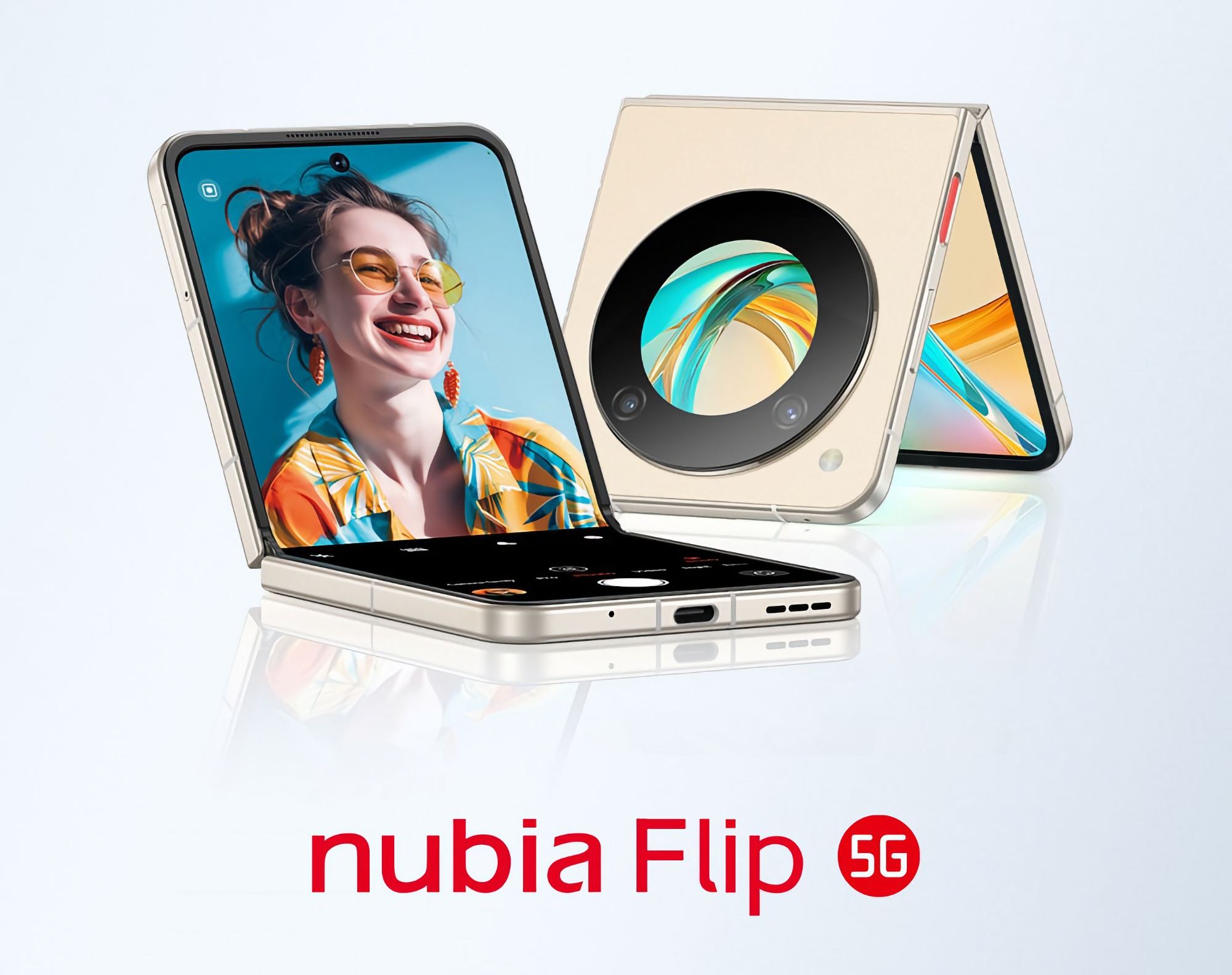 Desde 499 dólares: el smartphone plegable nubia Flip 5G con chip Snapdragon 7 Gen 1 y doble pantalla ha hecho su debut mundial