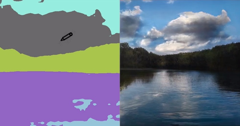 Новый сервис NVIDIA сделает красивые пейзажи даже из детских рисунков