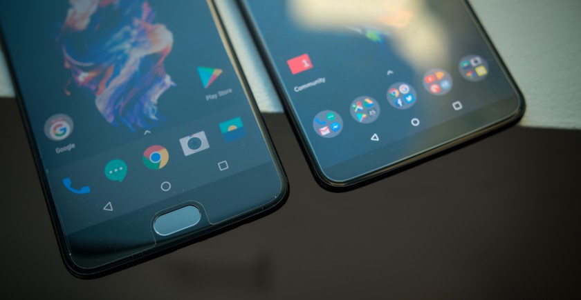 The OnePlus 5 and OnePlus 5T have added control gestures, like the iPhone X