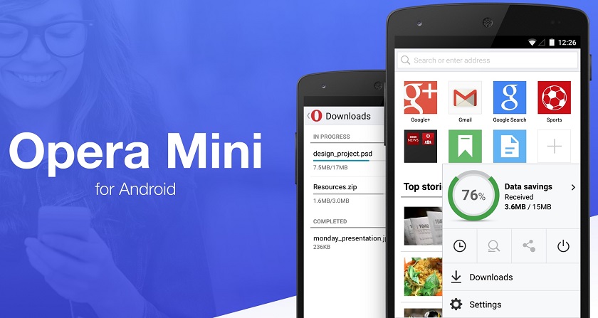 Opera Mini на Android теперь может сохранять видео
