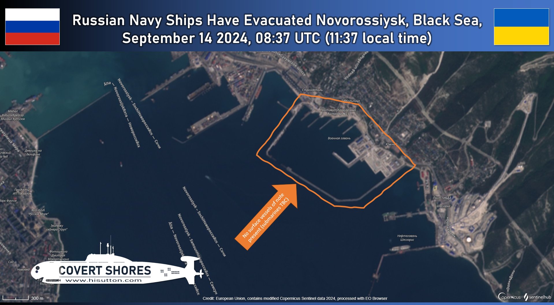 Russians start jamming GPS near the port in Novorossiysk