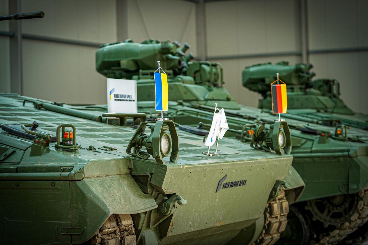 Rheinmetall's first joint armoured vehicle repair and production facility with Ukroboronprom opens in Ukraine