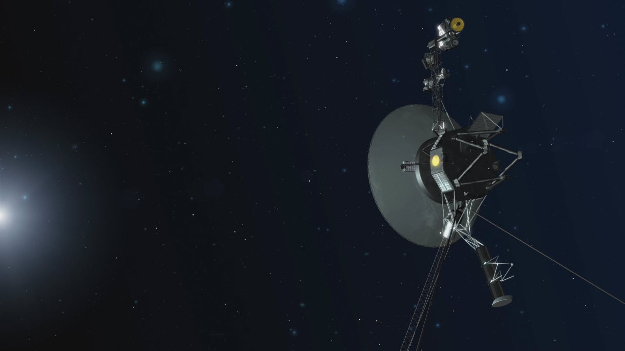An interstellar "shout" has helped NASA re-establish communication with the Voyager 2 probe, which travelled 19.9 billion kilometres away from Earth and left the solar system