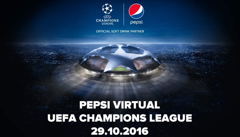 Pepsi приглашает сыграть в уникальном футбольном кибер-турнире Pepsi Virtual UEFA Champions League