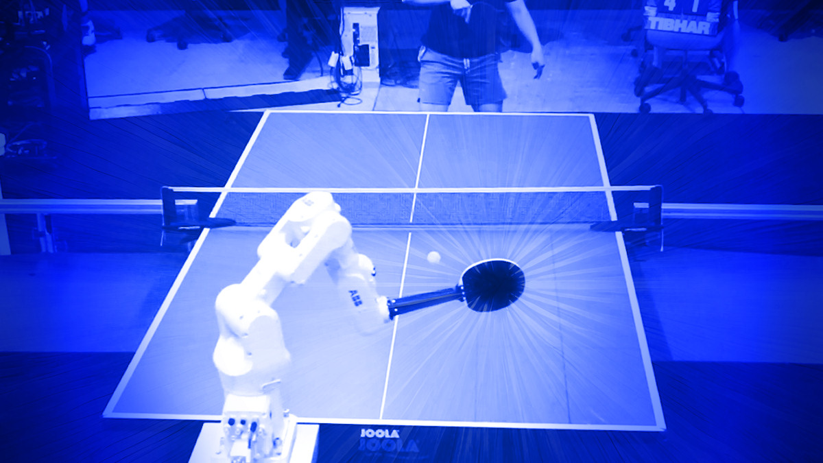 Google DeepMind has developed an AI-powered robot that outplayed humans in table tennis